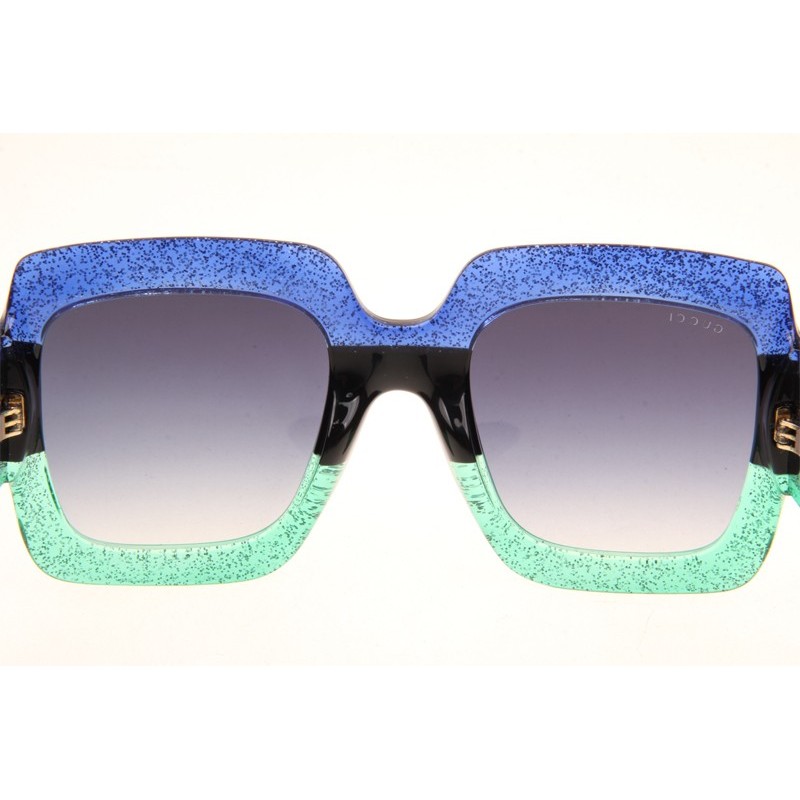 Gucci GG0288S Sunglasses In Blue Green