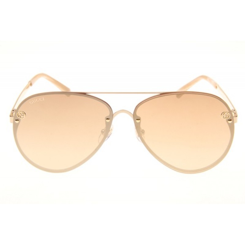 Gucci GG2299S Sunglasses In Gold Gold Mirror