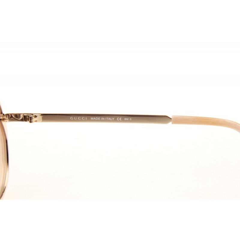 Gucci GG2299S Sunglasses In Gold Gold Mirror