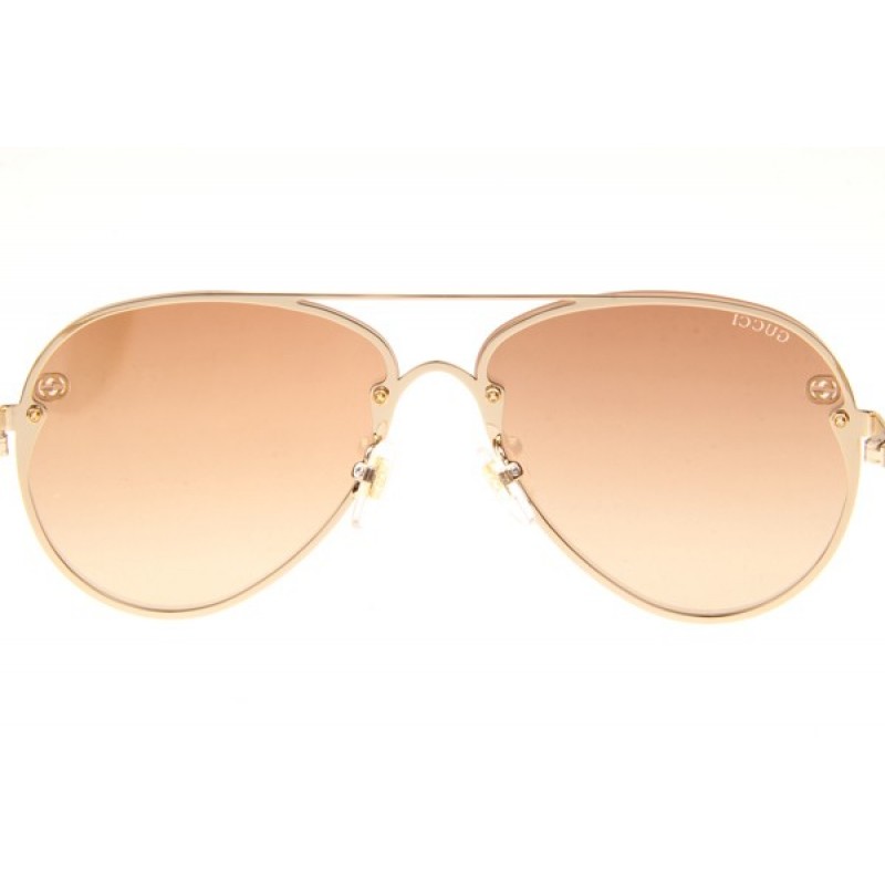 Gucci GG2299S Sunglasses In Gold Gold Mirror