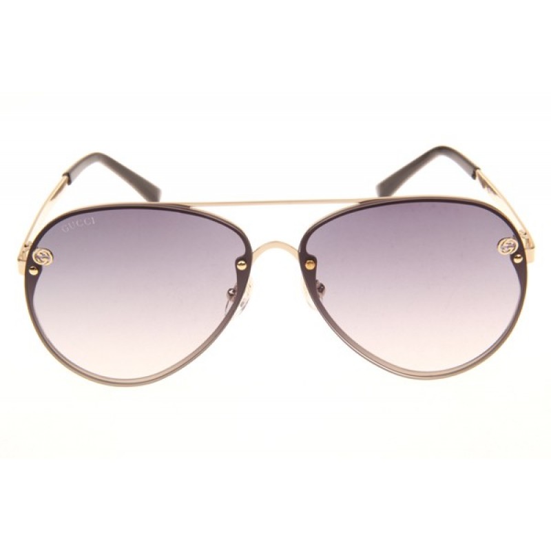 Gucci GG2299S Sunglasses In Gold Gradient Grey