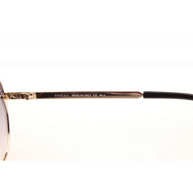Gucci GG2299S Sunglasses In Gold Gradient Grey