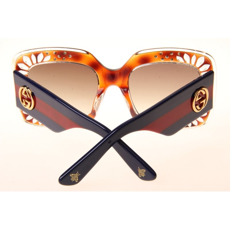 Gucci GG3862S Sunglasses In Brown Gradient Brown