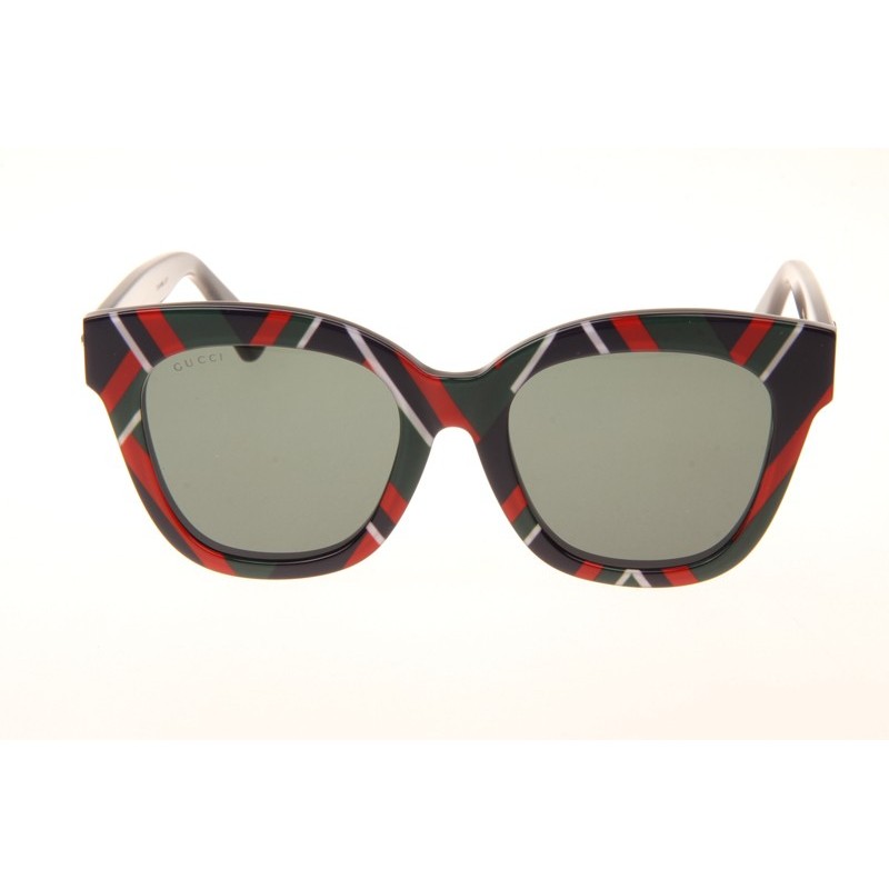 Gucci GG0029SA Sunglasses In Red Black Green