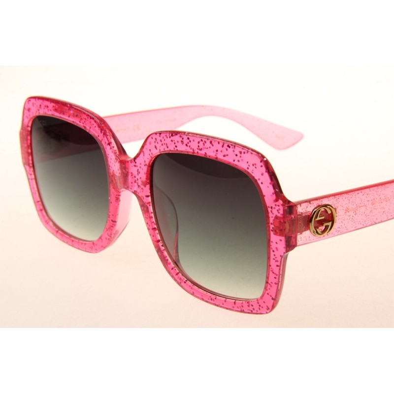 Gucci GG0036S Sunglasses In Pink
