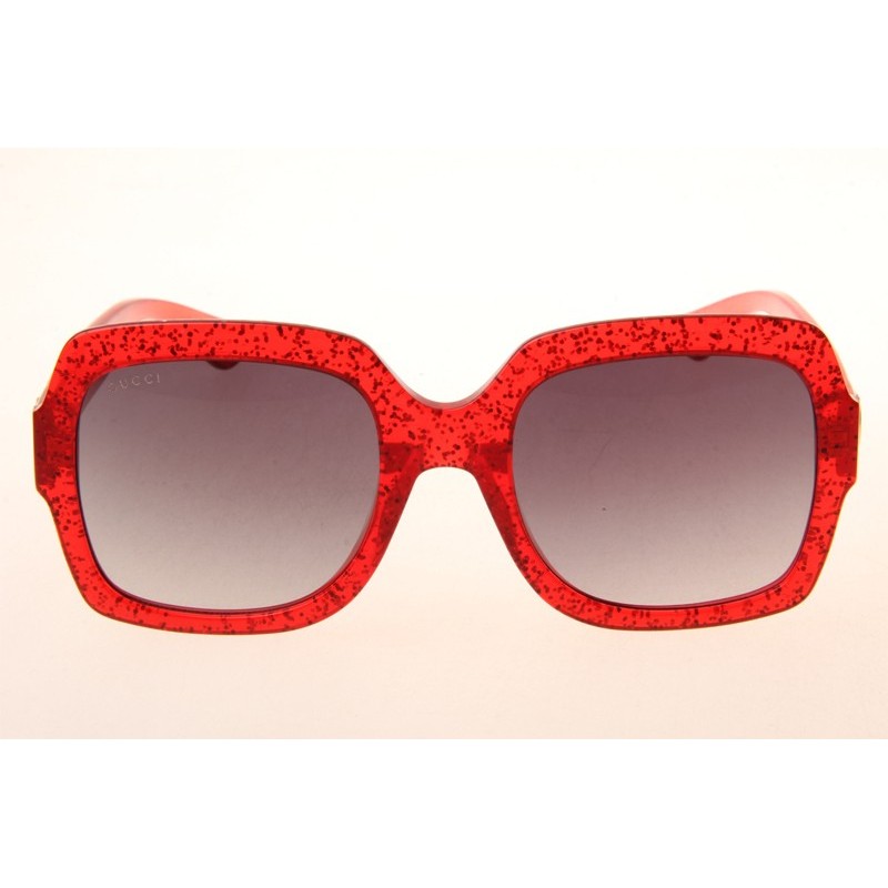 Gucci GG0036S Sunglasses In Red