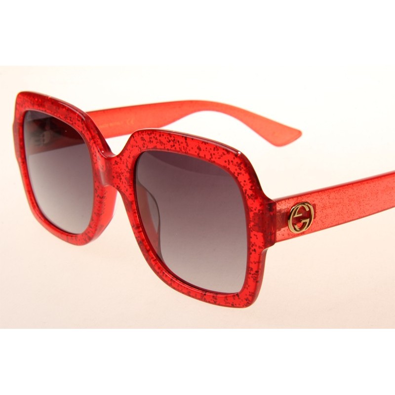 Gucci GG0036S Sunglasses In Red