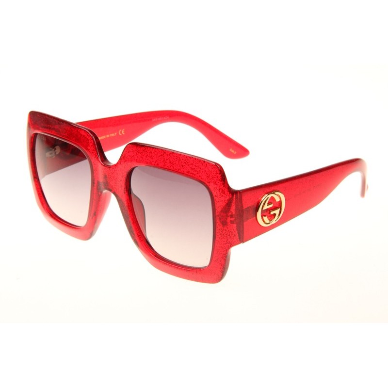 Gucci GG0053S Sunglasses In Red