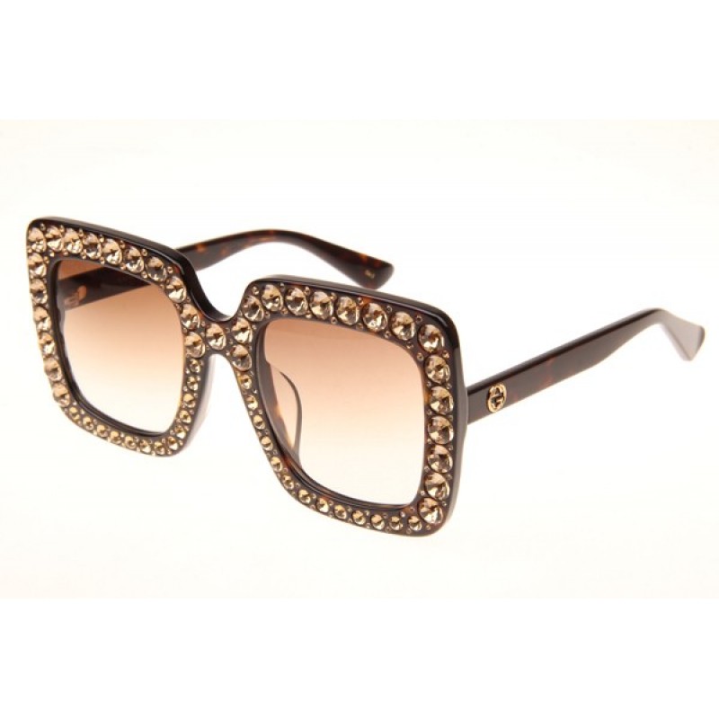 Gucci GG0148S Sunglasses In Tortoise