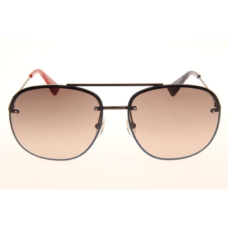 Gucci GG0227S Sunglasses In Gunmetal