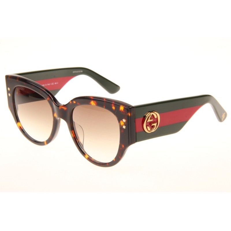 Gucci GG3864S Sunglasses In Tortoise Gradient Brow...