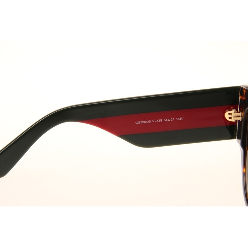 Gucci GG3864S Sunglasses In Tortoise Gradient Brown