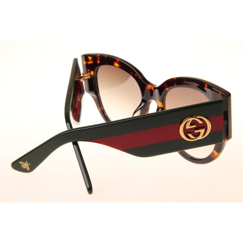 Gucci GG3864S Sunglasses In Tortoise Gradient Brown