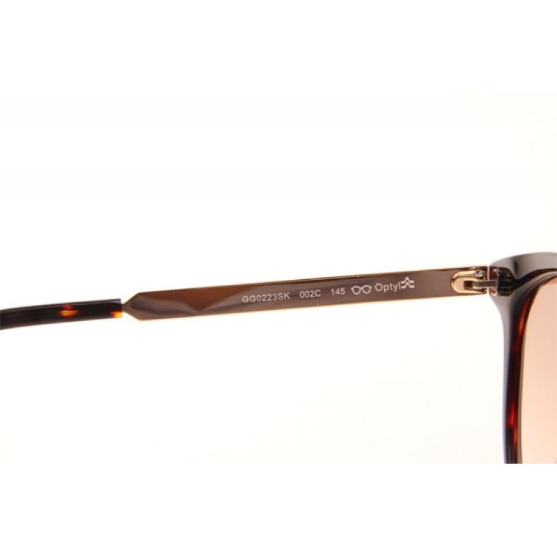 Gucci GG0223SK Sunglasses In Tortoise