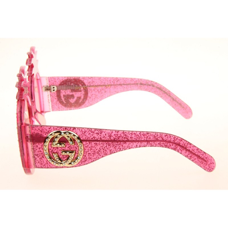 Gucci GG0150S Sunglasses In Pink