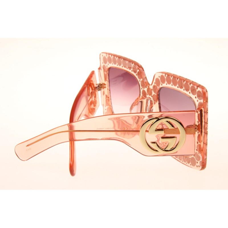 Gucci GG0145S Sunglasses In Pink