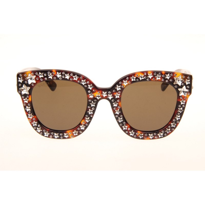 Gucci GG0116S Sunglasses In Tortoise