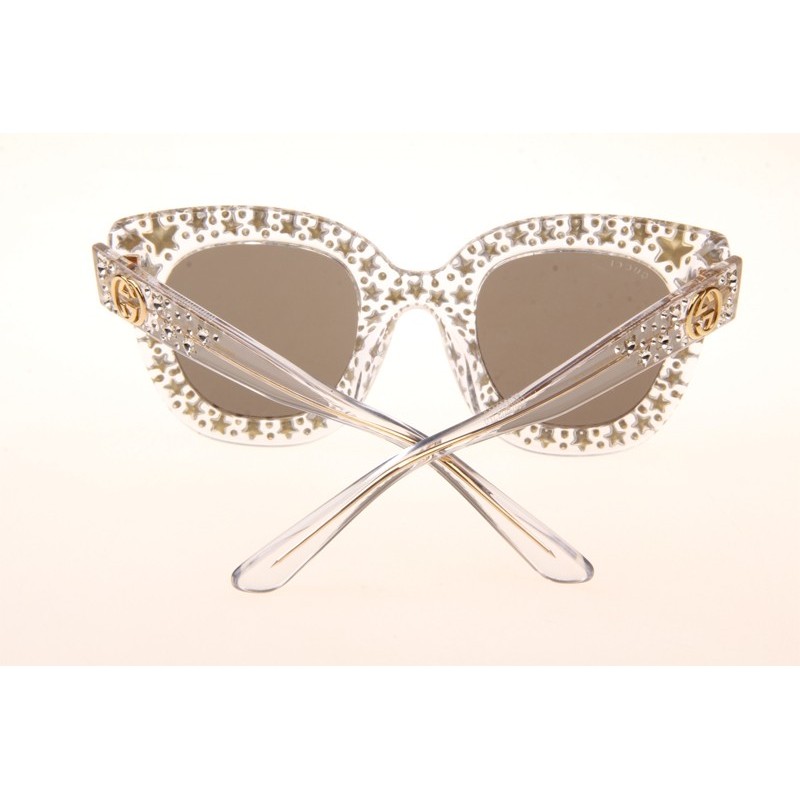 Gucci GG0116S Sunglasses In Transparent