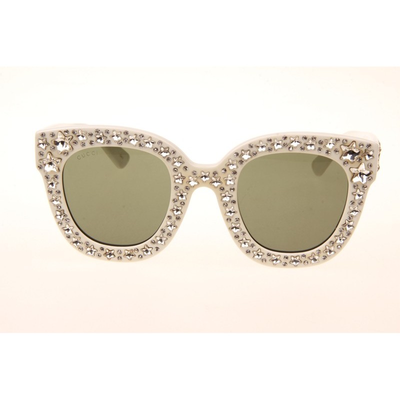 Gucci GG0116S Sunglasses In White