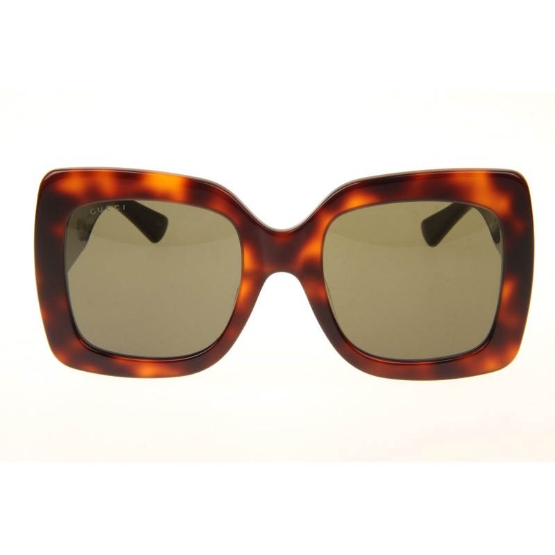 Gucci GG0102S Sunglasses In Tortoise Silver