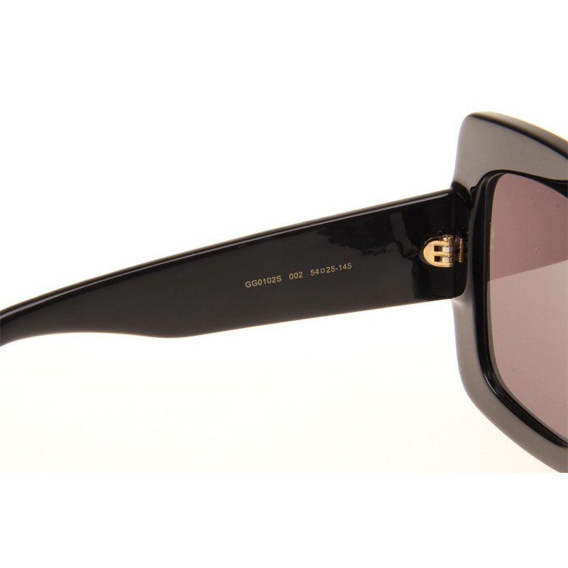 Gucci GG0102S Sunglasses In Black Gold