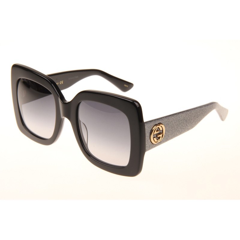 Gucci GG0102S Sunglasses In Black Silver