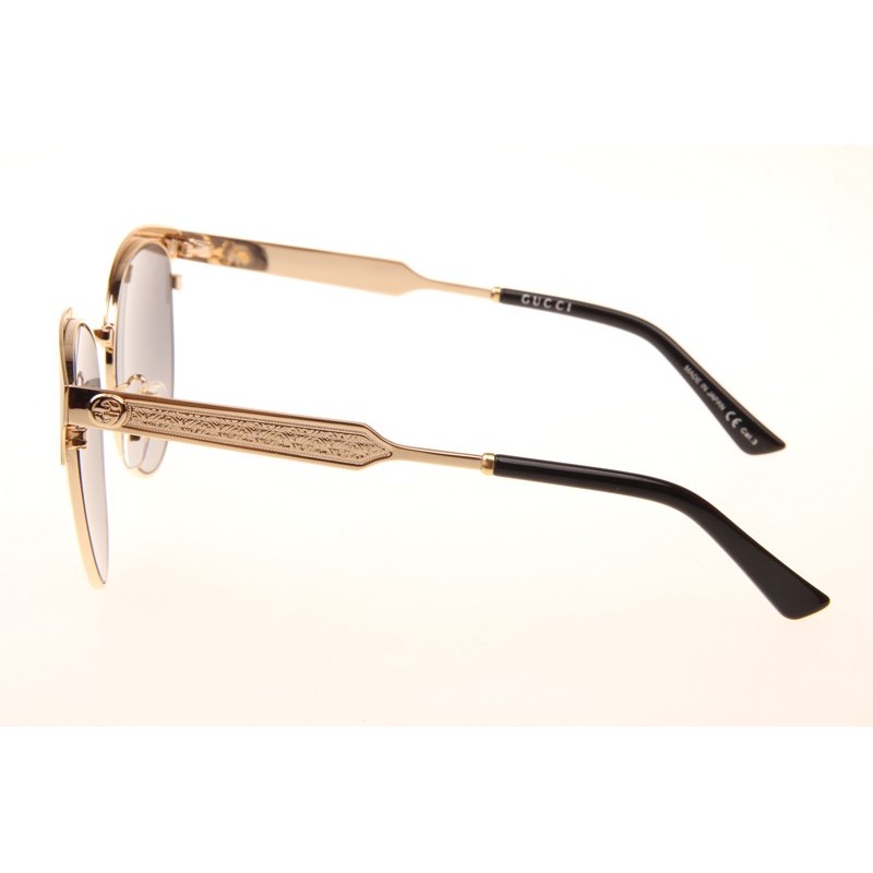 Gucci GG0074SK Sunglasses In Black Gold