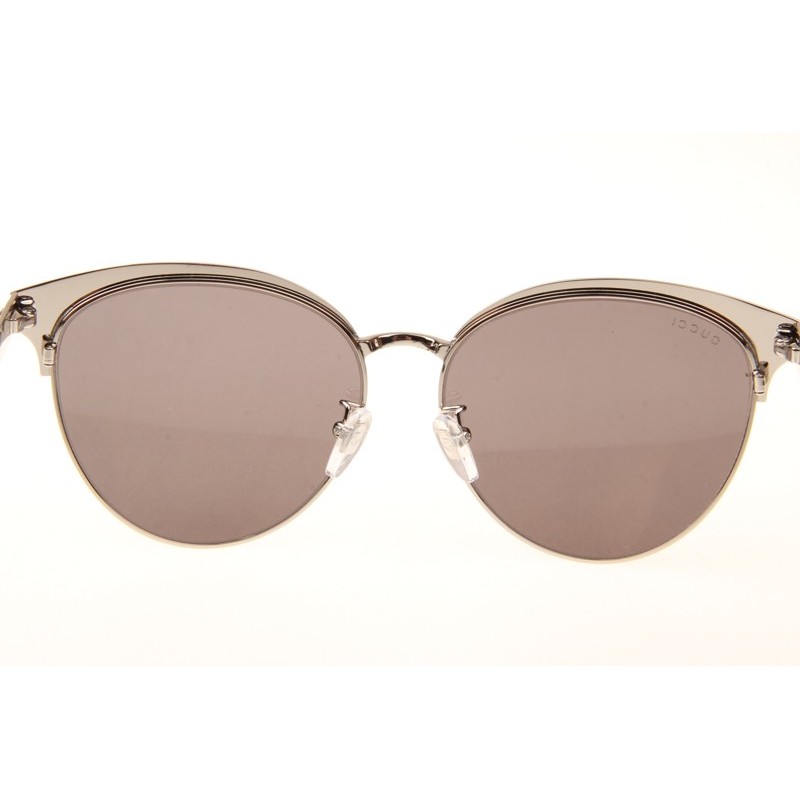 Gucci GG0074SK Sunglasses In Black Silver