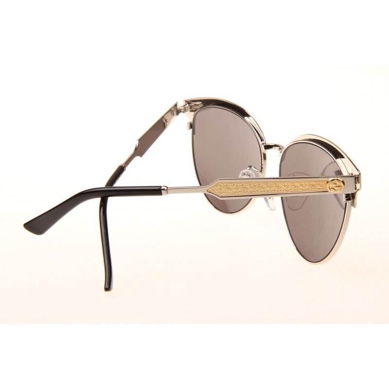 Gucci GG0074SK Sunglasses In Black Silver