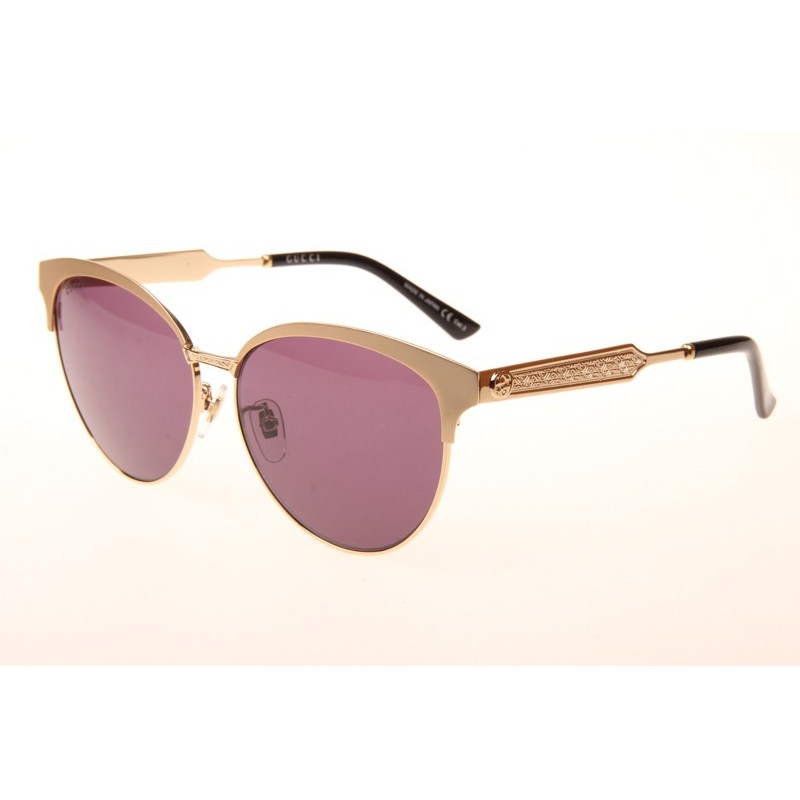 Gucci GG0074SK Sunglasses In Gold