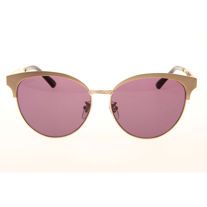 Gucci GG0074SK Sunglasses In Gold