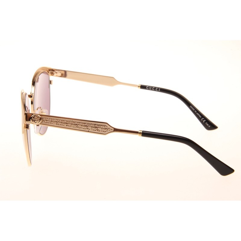 Gucci GG0074SK Sunglasses In Gold