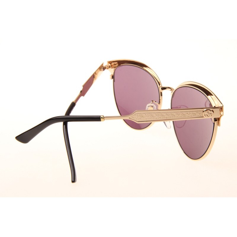 Gucci GG0074SK Sunglasses In Gold