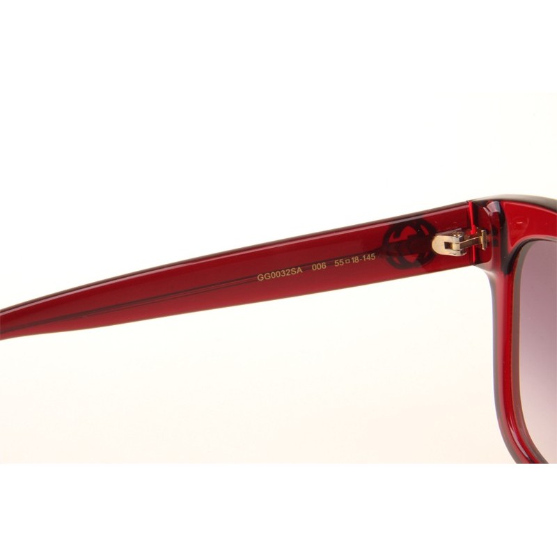 Gucci GG0032SA Sunglasses In Red