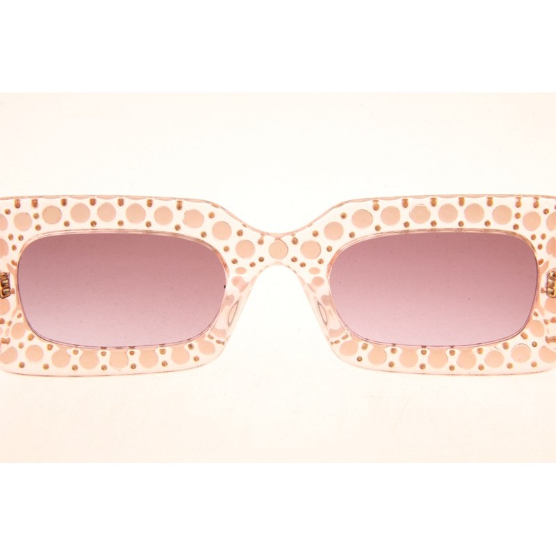 Gucci GG0146S Sunglasses In Pink