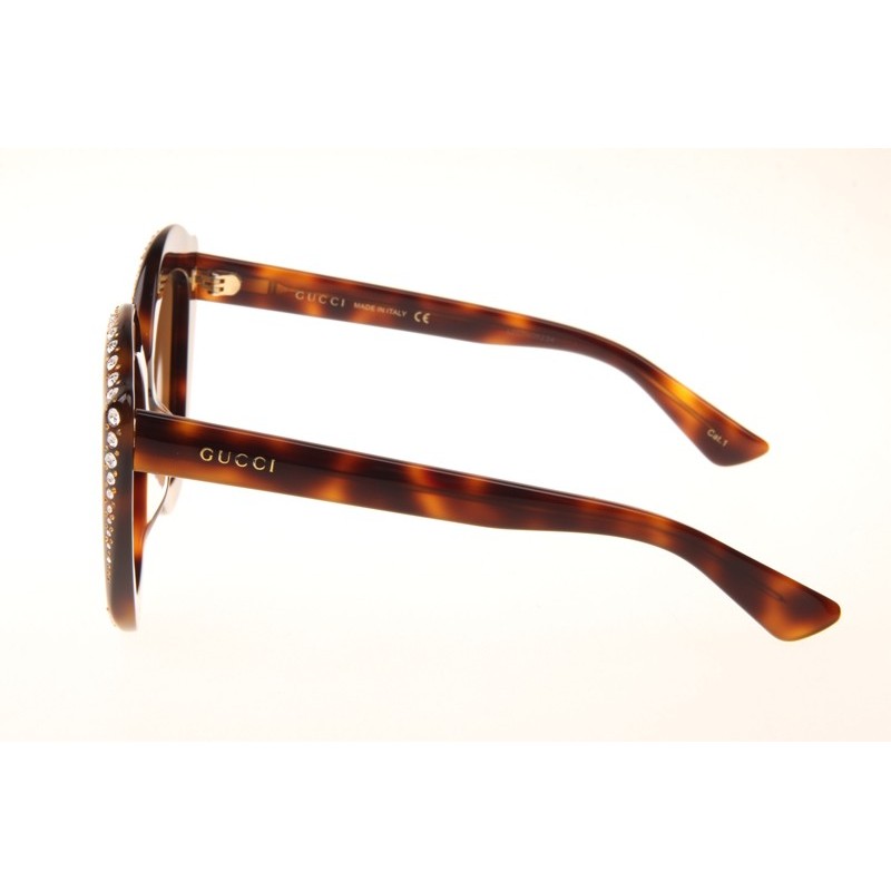 Gucci GG0118S Sunglasses In Tortoise