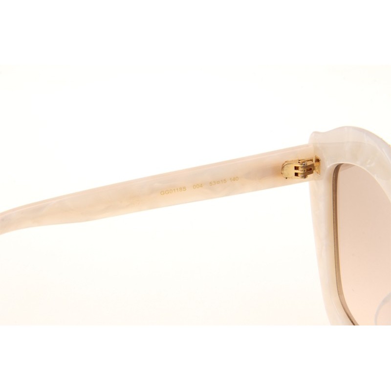 Gucci GG0118S Sunglasses In White