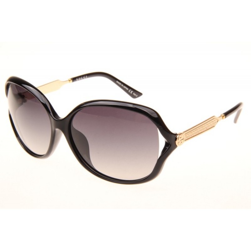 Gucci GG0076SK Sunglasses In Black Gold