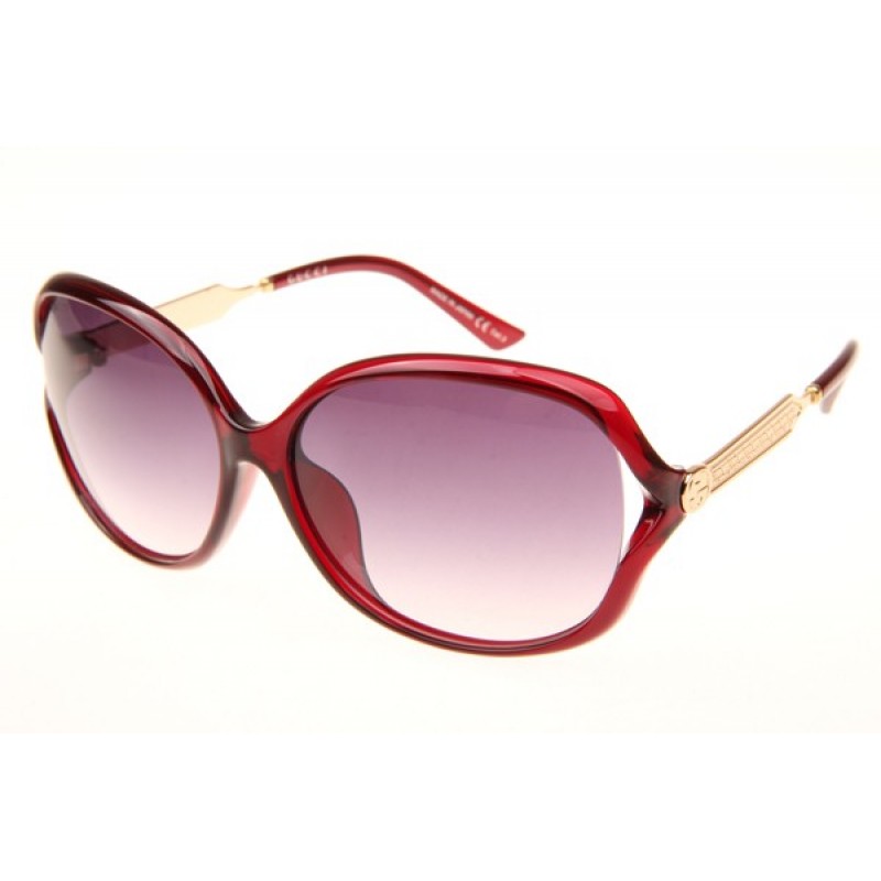 Gucci GG0076SK Sunglasses In Red