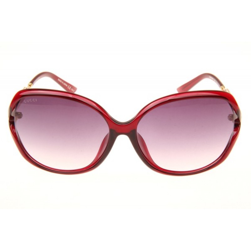 Gucci GG0076SK Sunglasses In Red