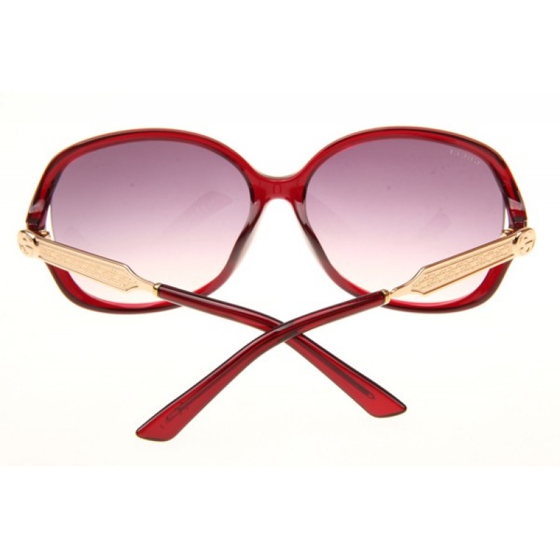 Gucci GG0076SK Sunglasses In Red