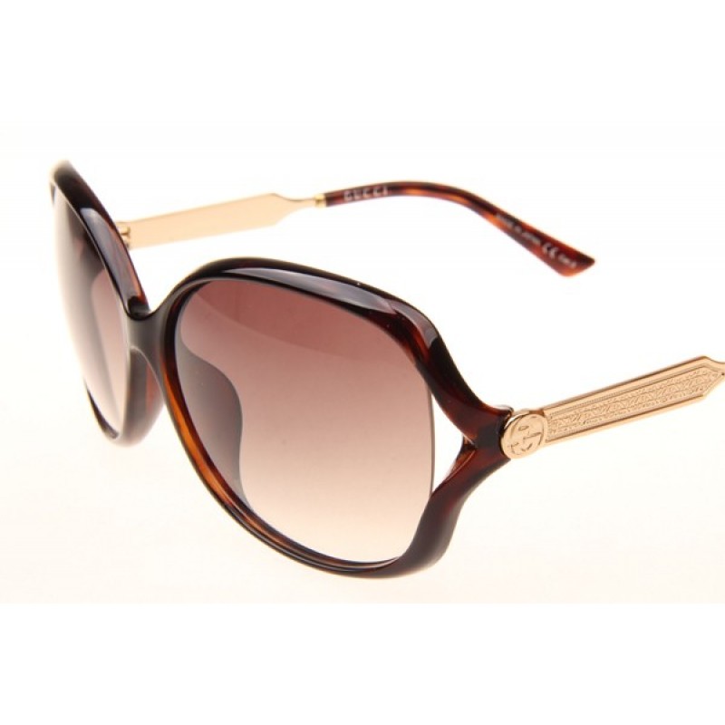 Gucci GG0076SK Sunglasses In Tortoise