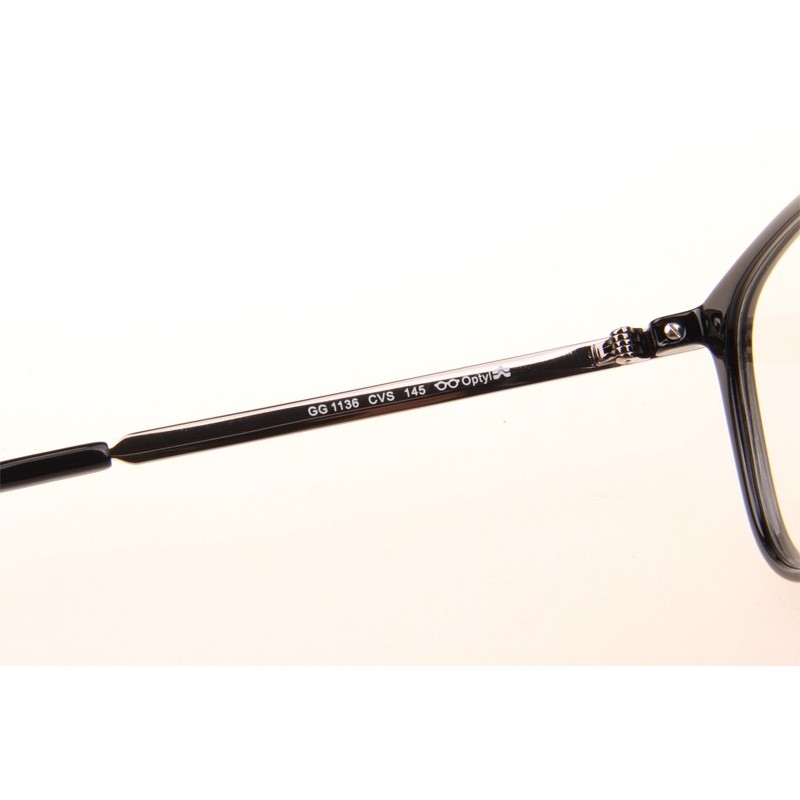 Gucci GG1136 Eyeglasses In Black Silver