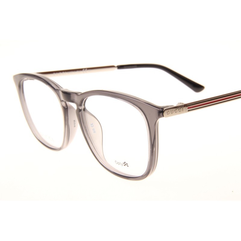 Gucci GG1136 Eyeglasses In Grey Transparent