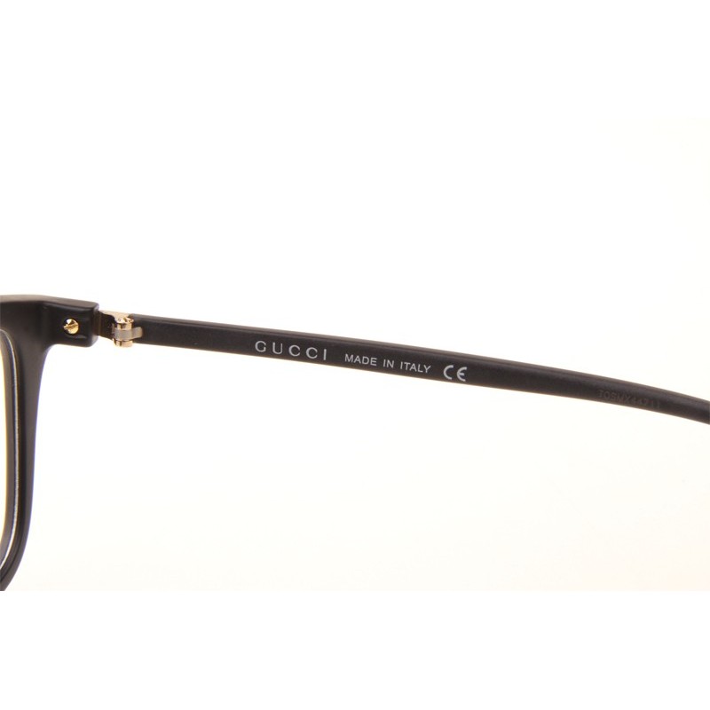 Gucci GG0018OA Eyeglasses In Black Gold