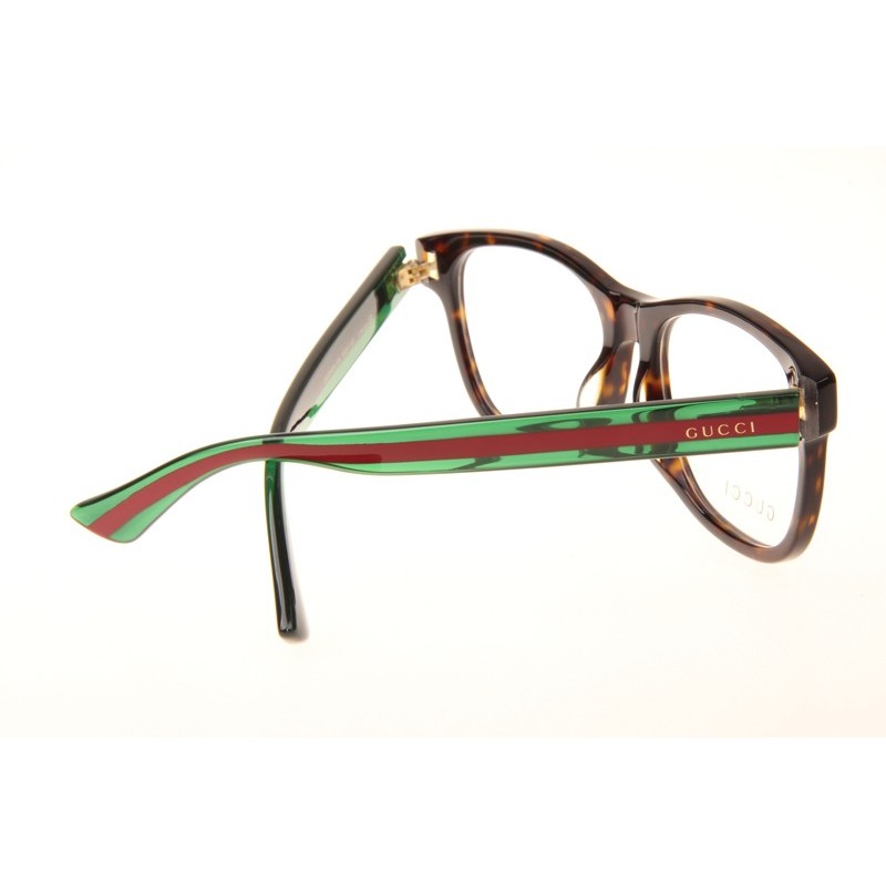 Gucci GG0004OA Eyeglasses In Tortoise Green