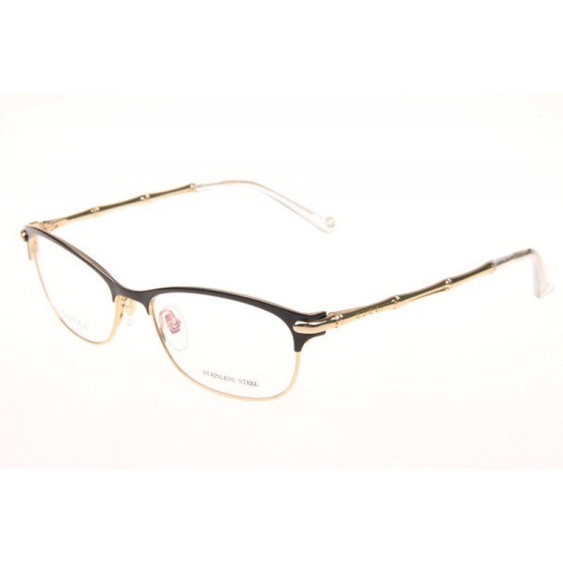 Gucci GG4277 Eyeglasses In Black Gold Transparent