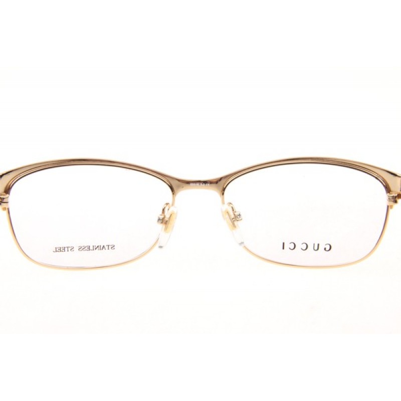 Gucci GG4277 Eyeglasses In Black Gold Transparent