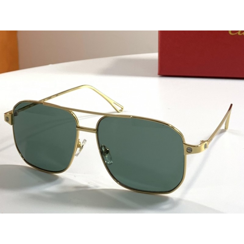 Cartier CT0297S Sunglasses In Metallic Gradient Ta...