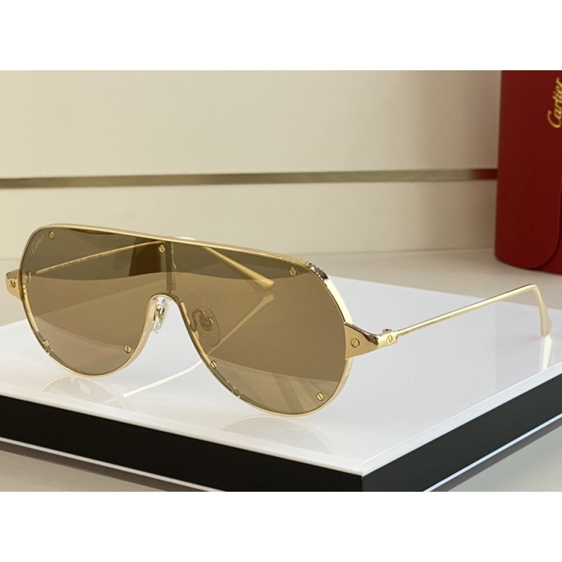 Cartier CT0324S Sunglasses In Gold